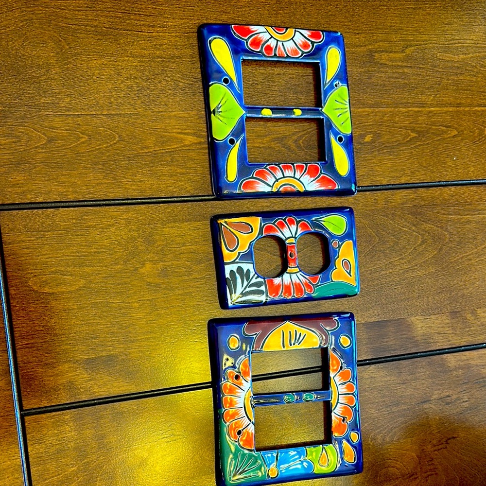 Colorful Ceramic Switch Plate Covers